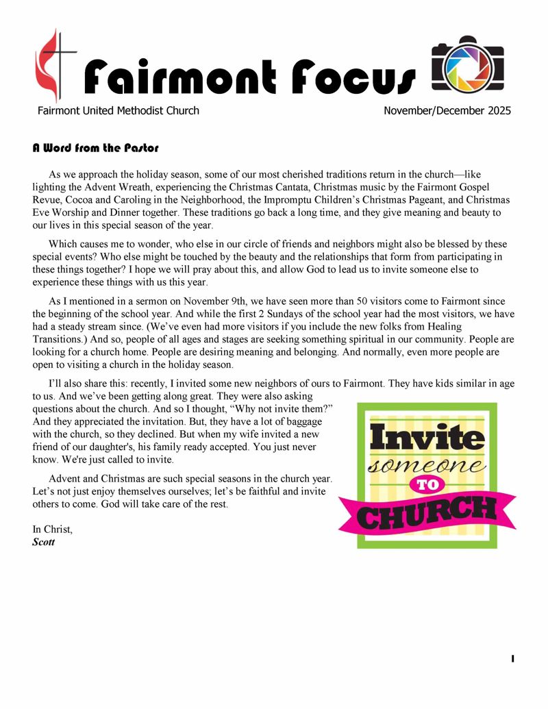 Fairmont Focus Nov Dec 2025