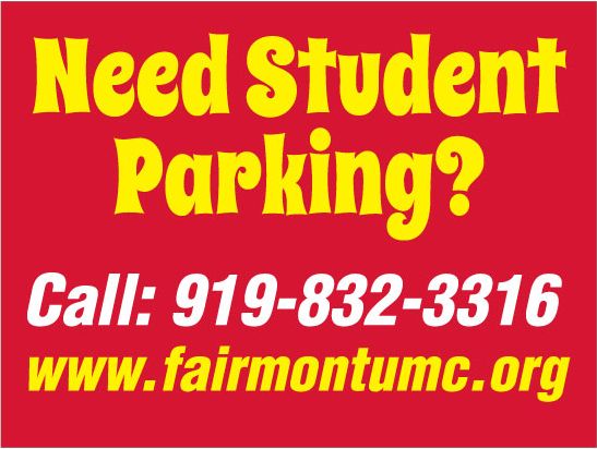 Need Student Parking